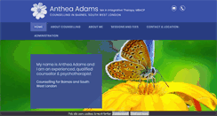 Desktop Screenshot of antheaadamscounselling.co.uk